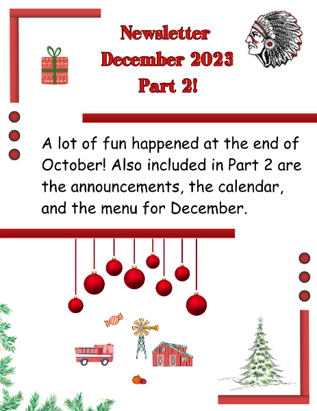 December Newsletter Part 2